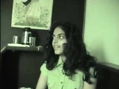 Desi college girl with dark nipples flashing